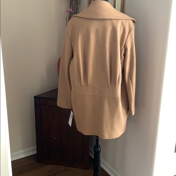 Kensie Wool-Blend Cocoon Coat - Picture 6 of 13